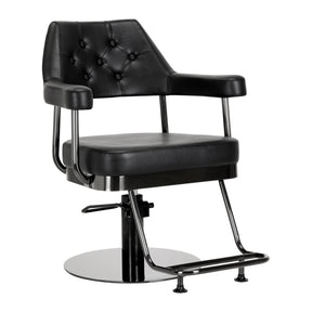 Gabbiano hairdressing chair Granda black - BVShop