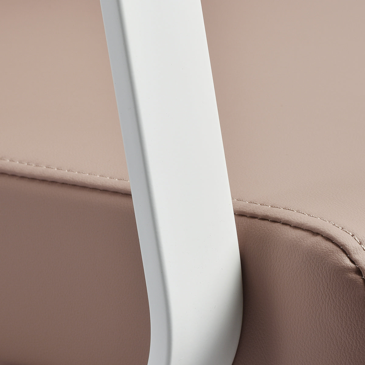 Gabbiano hairdressing chair Porto white beige - BVShop