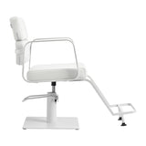 Gabbiano hairdressing chair Porto white white - BVShop