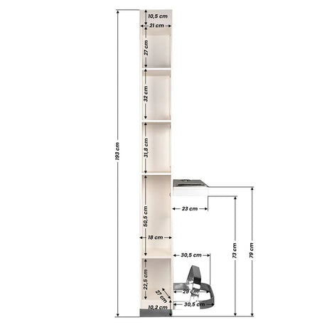 Gabbiano hairdressing console b058 pearl - BVShop