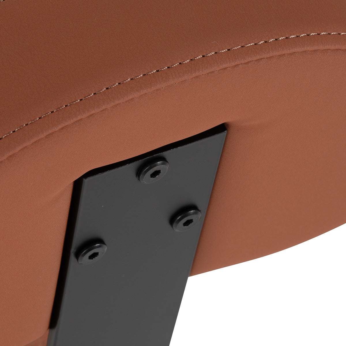 Gabbiano hairdressing stool D026 brown - BVShop