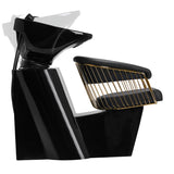 Gabbiano hairdressing wash unit Lille-M gold black - BVShop