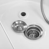 Gabbiano Head Spa Bali hair washing bed white - BVShop