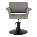 Gabbiano Lucca hairdressing chair grey - BVShop