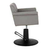 Gabbiano Lucca hairdressing chair grey - BVShop