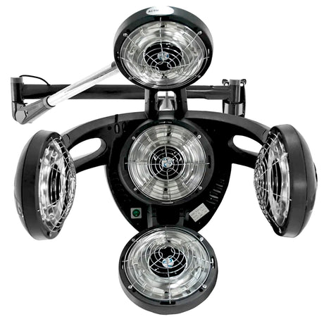 Gabbiano wall-mounted infrazone GD-505W black - BVShop