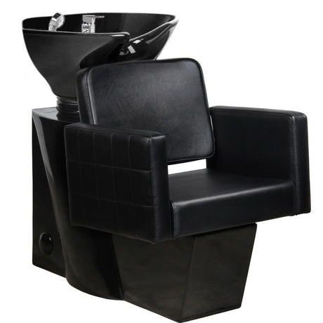 Gabbiano wash unit ankara black / black bowl - BVShop
