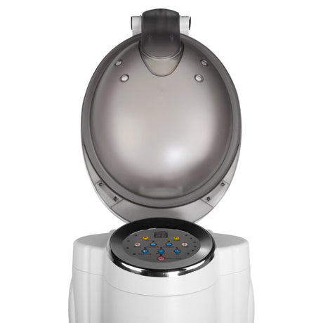 Gabbiano white standing hairdressing sauna with active ozone - BVShop