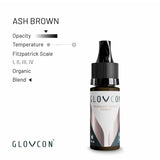 GLOVCON Ash Brown cool neutral eyebrow pigment for PMU