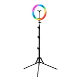 GLOW 10" bsc RGB ring lamp with 10W tripod - BVShop
