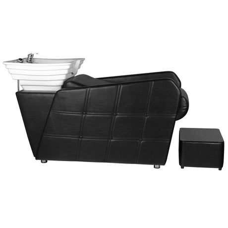 Hair system hsb07 hairdressing wash unit black - BVShop