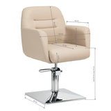 Hairdressing chair Gabbiano Monaco beige - BVShop