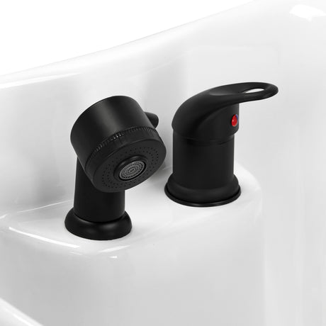 Hairdressing wash unit Turyn black - BVShop