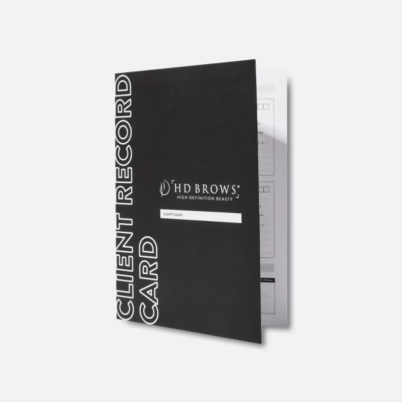 Cartes d'enregistrement client HD Brows 30pcs