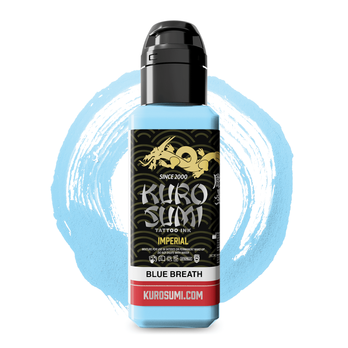Encre de tatouage Kuro Sumi Imperial Blue Breath