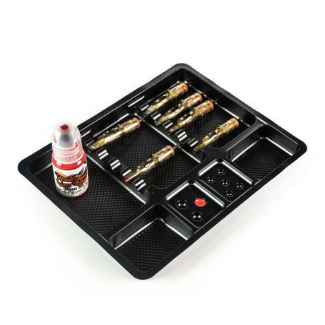 Kwadron Disposable Plastic Instrument Tray Black and Pink 100pcs - BVShop