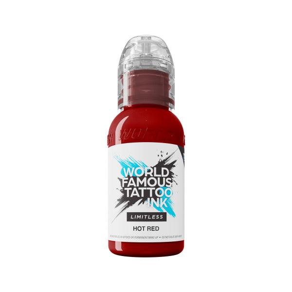 Encre de tatouage sans limites World Famous Rouge Chaud (30ml)