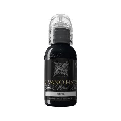 Encre de tatouage illimitée mondialement célèbre Silvano Fiato Blackwash Dark (30ml)