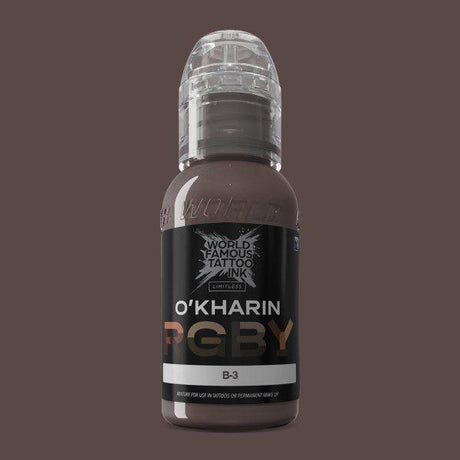 Encre de tatouage illimitée mondialement célèbre Sasha O'Kharin B-3 30ml