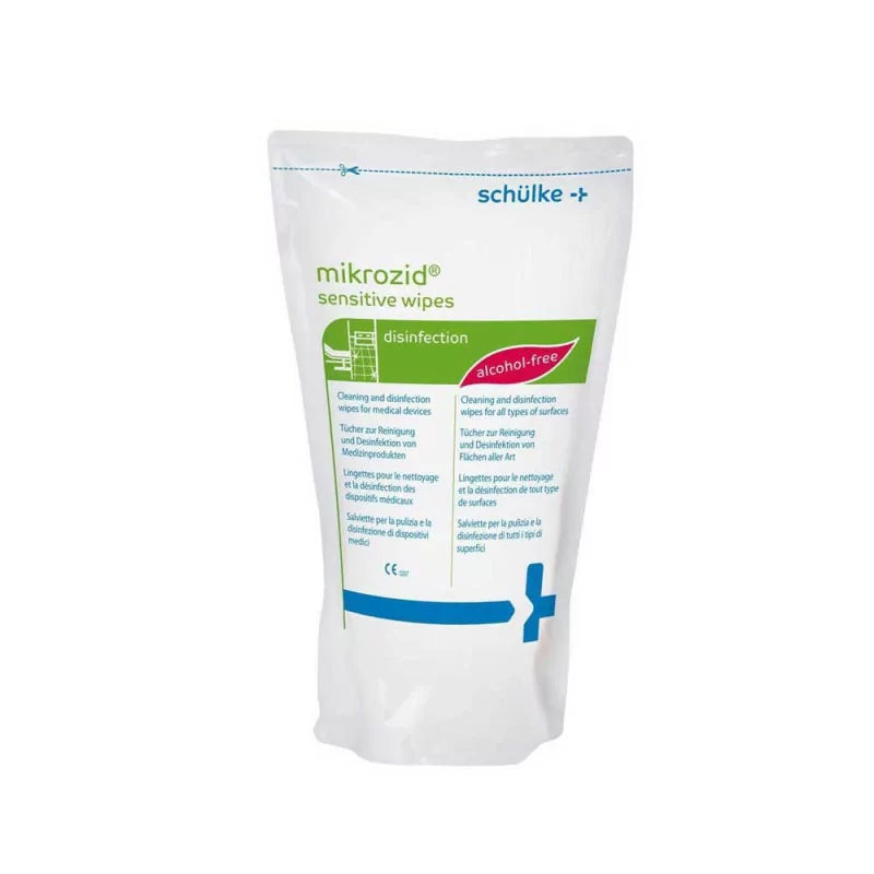 Recharge de lingettes Mikrozid AF Jumbo Sensitive 200 feuilles/boîte