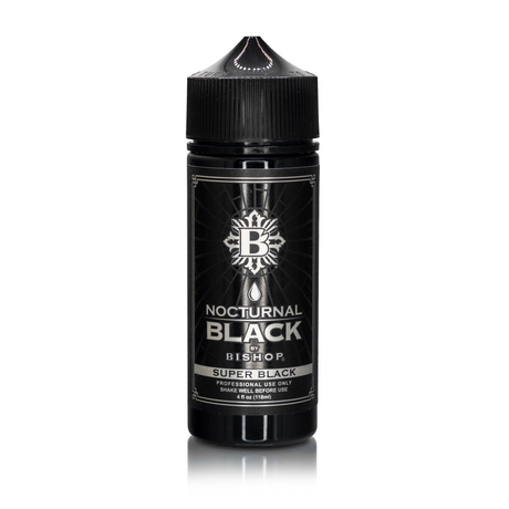 Nocturnal By Bishop Super Black 118ml — flacon sur fond blanc