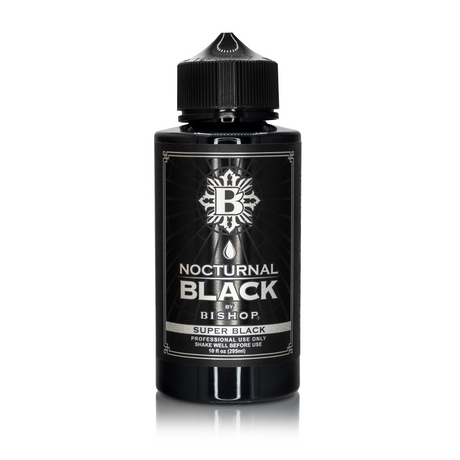 Nocturnal By Bishop Super Black 295ml — flacon sur fond blanc