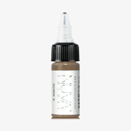 Nuva Colors Eyebrow Pigments 90 BOLD BROWN 15ml - BVShop