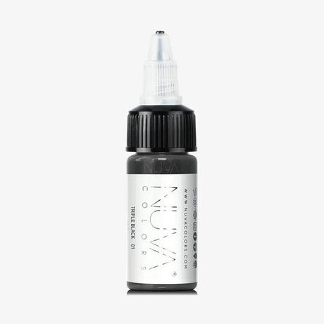 Nuva Colors Eyeliner Pigments 01 TRIPLE BLACK 15ml - BVShop