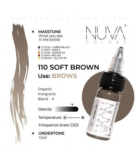 Nuva Colors Perfect Brows Set 8x15ml - BVShop