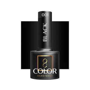 OCHO NAILS Hybrid nail polish black 002 -5 g - BVShop