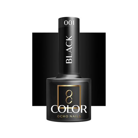 OCHO NAILS Hybrid nail polish black 002 -5 g - BVShop