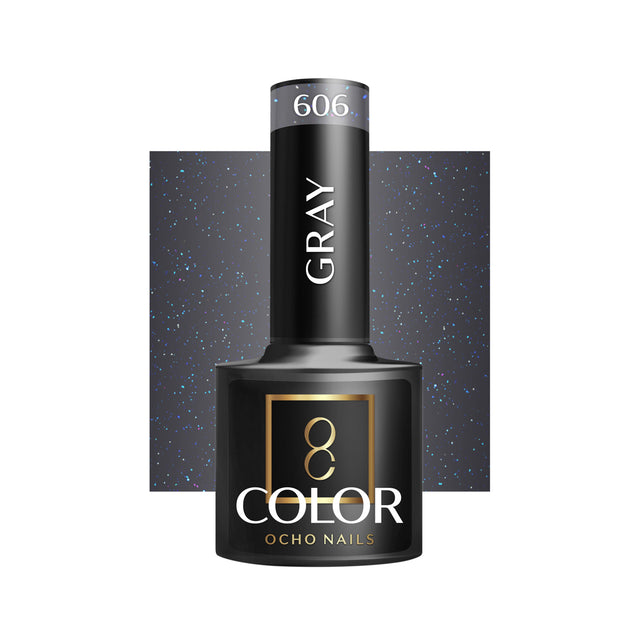 OCHO NAILS Hybrid nail polish gray 606 -5 g - BVShop
