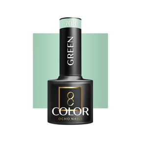 OCHO NAILS Hybrid nail polish green 708 -5 g - BVShop