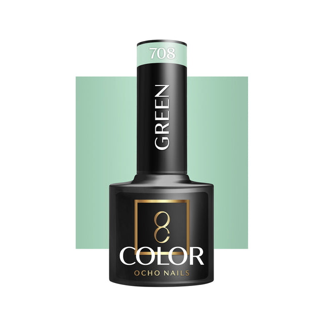 OCHO NAILS Hybrid nail polish green 708 -5 g - BVShop