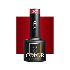 OCHO NAILS Hybrid nail polish red 207 -5 g - BVShop