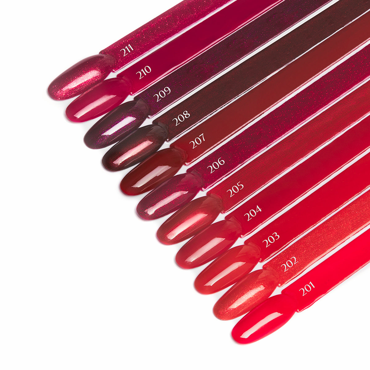 OCHO NAILS Hybrid nail polish red 208 -5 g - BVShop