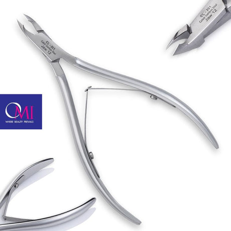 Omi pro-line clippers cl-201 cuticle nippers jaw12 / 4mm lap joint - BVShop