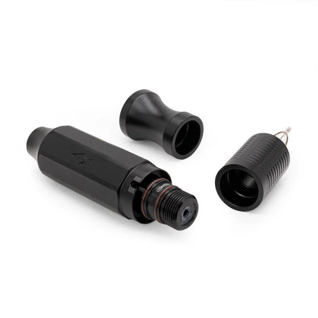 Peak Orion Rotary Pen Tattoo Machine in black with 3.5mm needle stroke, compact and ergonomic design for precise tattooing.