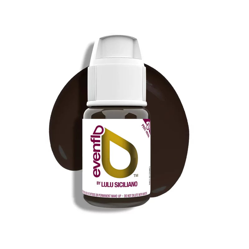 Perma Blend LUXE Evenflo Morena dark brown PMU brow pigment 15ml