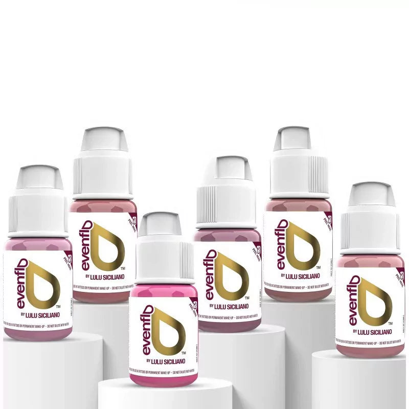 Perma Blend True Lips set with six professional lip pigments