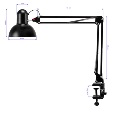 PiX 314 desk lamp black - BVShop