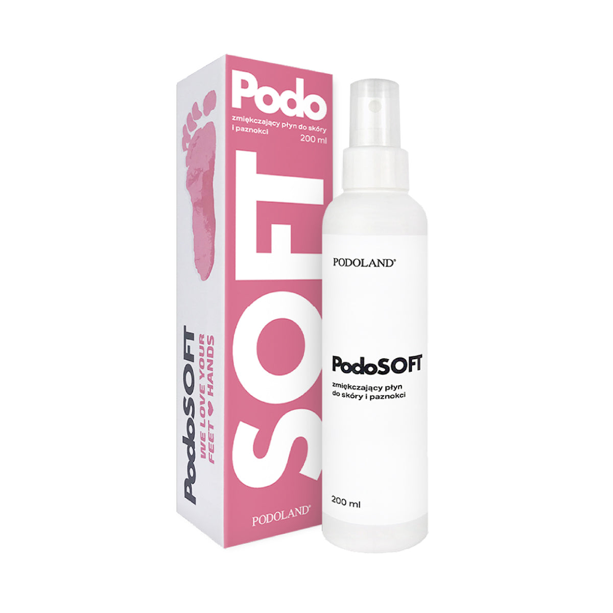 Podoland preparation PodoSoft softening liquid for skin and nails 200ml - BVShop