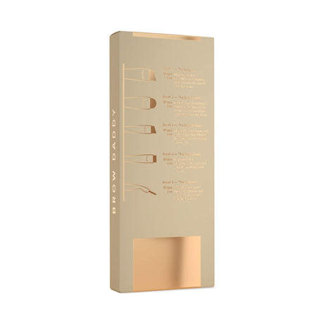 Set de Pinceaux de Précision Brow Daddy Pour Teinture des Sourcils