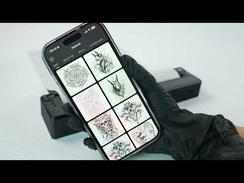 Mast DragonHawk A4 Imprimante sans fil thermique pour pochoirs de tatouage