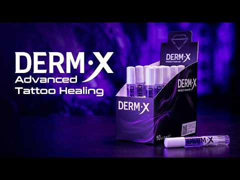 DermX Tattoo Aftercare Liquid Dressing Application Video