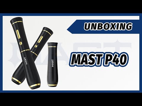 Stylo de tatouage sans fil Mast P40 et machine PMU argent