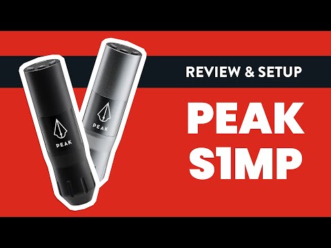Machine à tatouer sans fil Peak S1MP Black