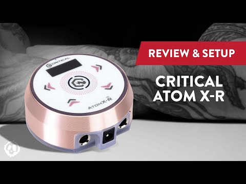 Alimentation critique pour tatouage Atom X-R Noir/Noir