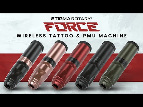 Machine de tatouage et PMU sans fil Stigma Rotary Force vert armée