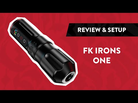 Machine À Tatouer Sans Fil FK Irons ONE Charcoal/Ruby